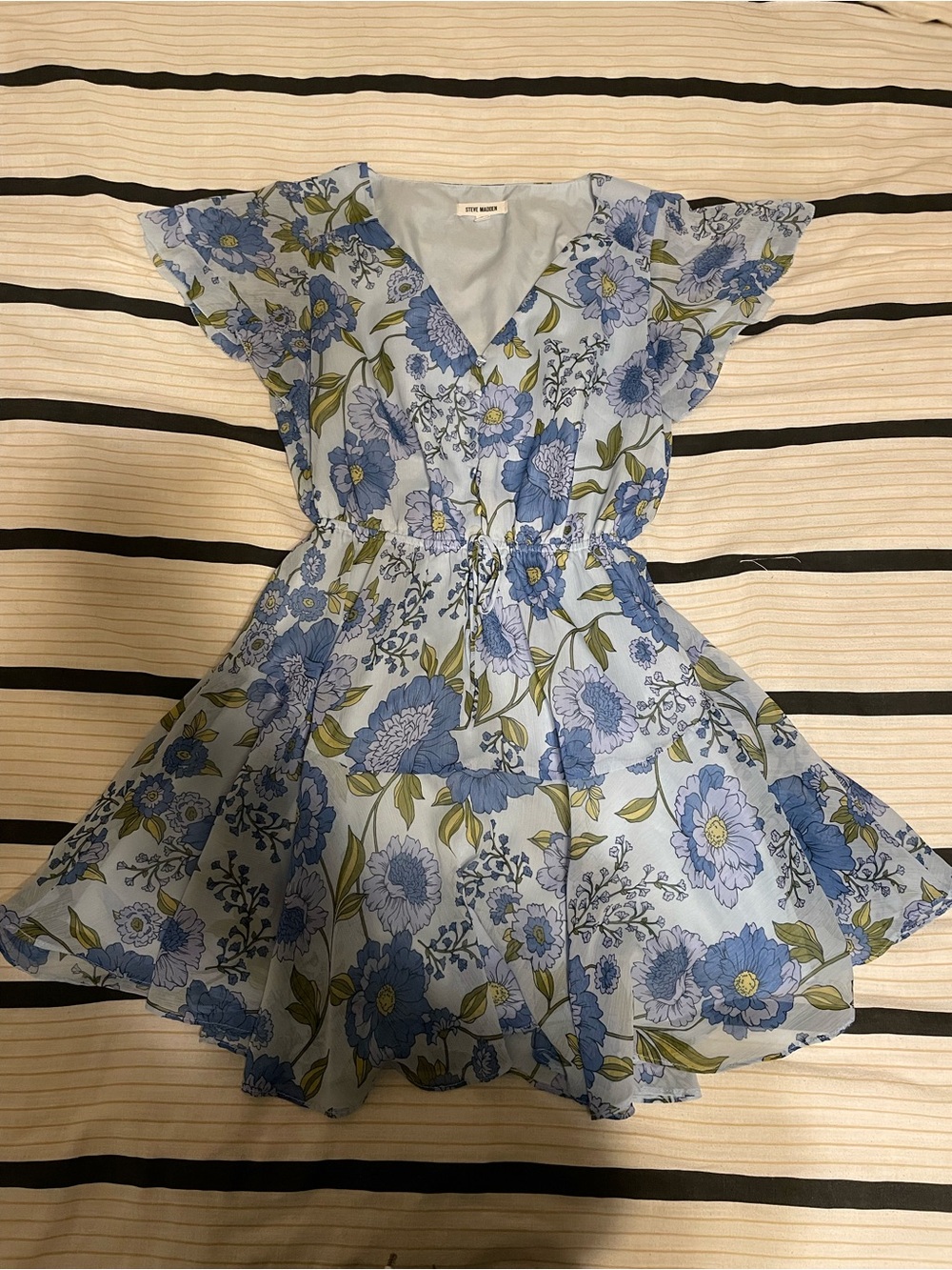 Steve Madden Light Blue Floral Girls' Dress